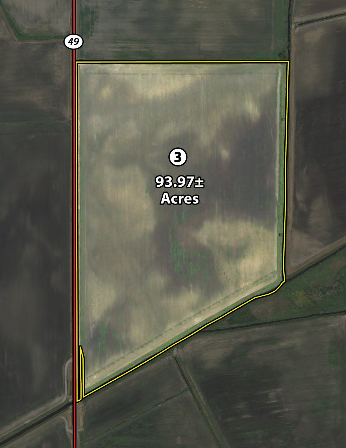 TRACT 3 - LAND AUCTION - 181.22+/- ACRE OFFERED IN 3 TRACTS IN JASPER CO., INDIANA